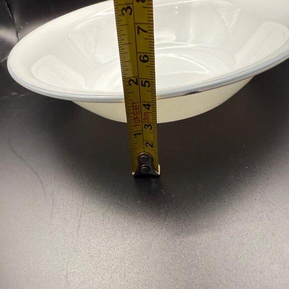 Corelle Vitrelle Gray Stripe to Match Urban Grid Pattern Cereal Bowls Retired - Picture 6 of 7